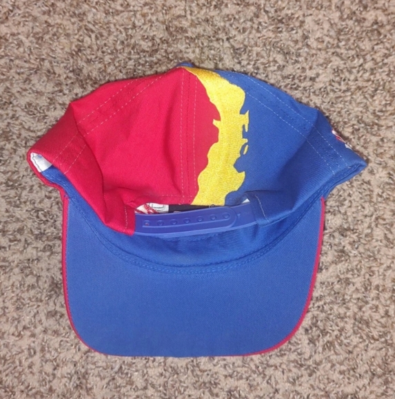 Vintage 90's NASCAR Ernie Irvan #36 Skittles Snapback Paint Brush Hat Cap - Picture 8 of 11